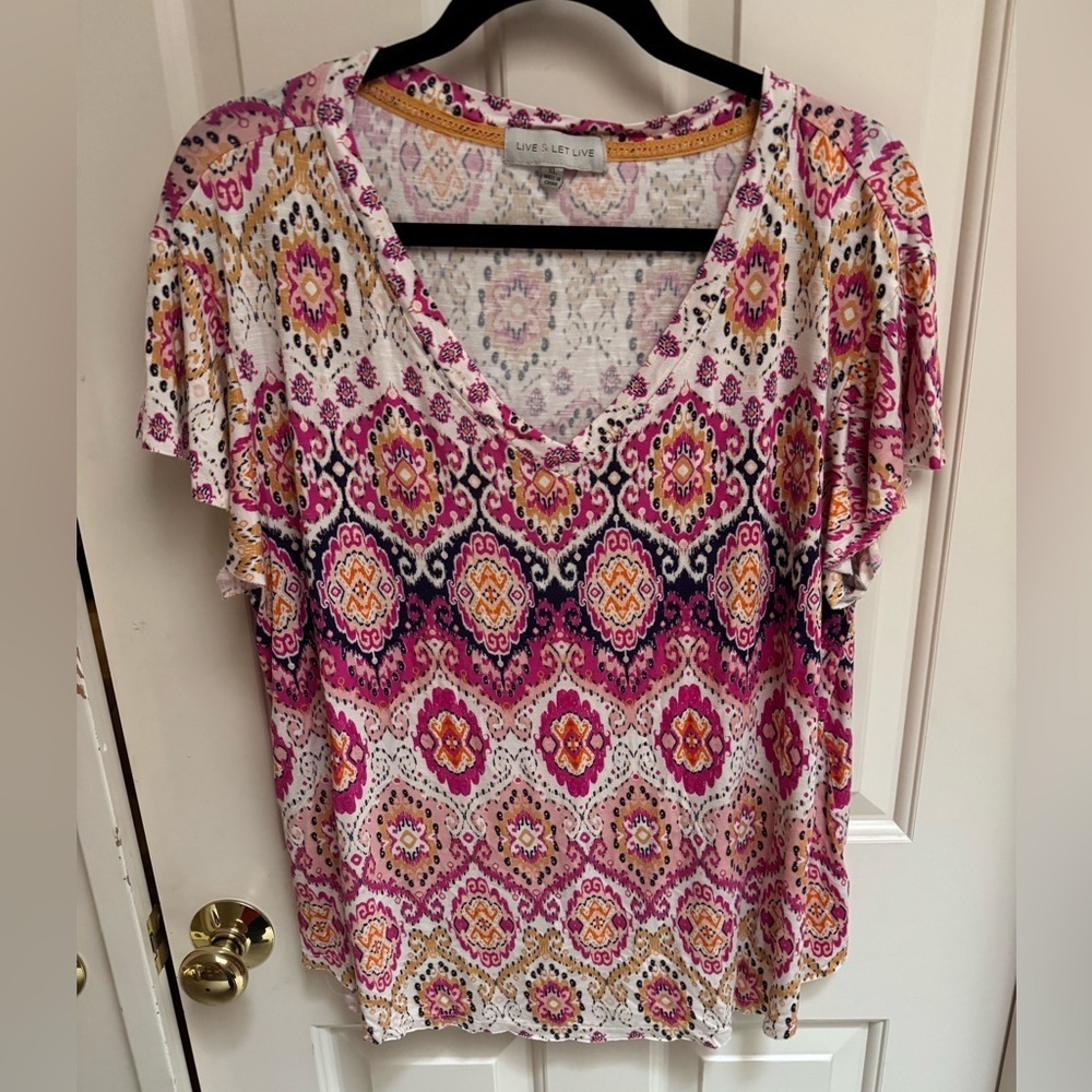 Boho Paisley/Medallion Top